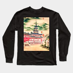 Traveling in China, motif 2 Long Sleeve T-Shirt